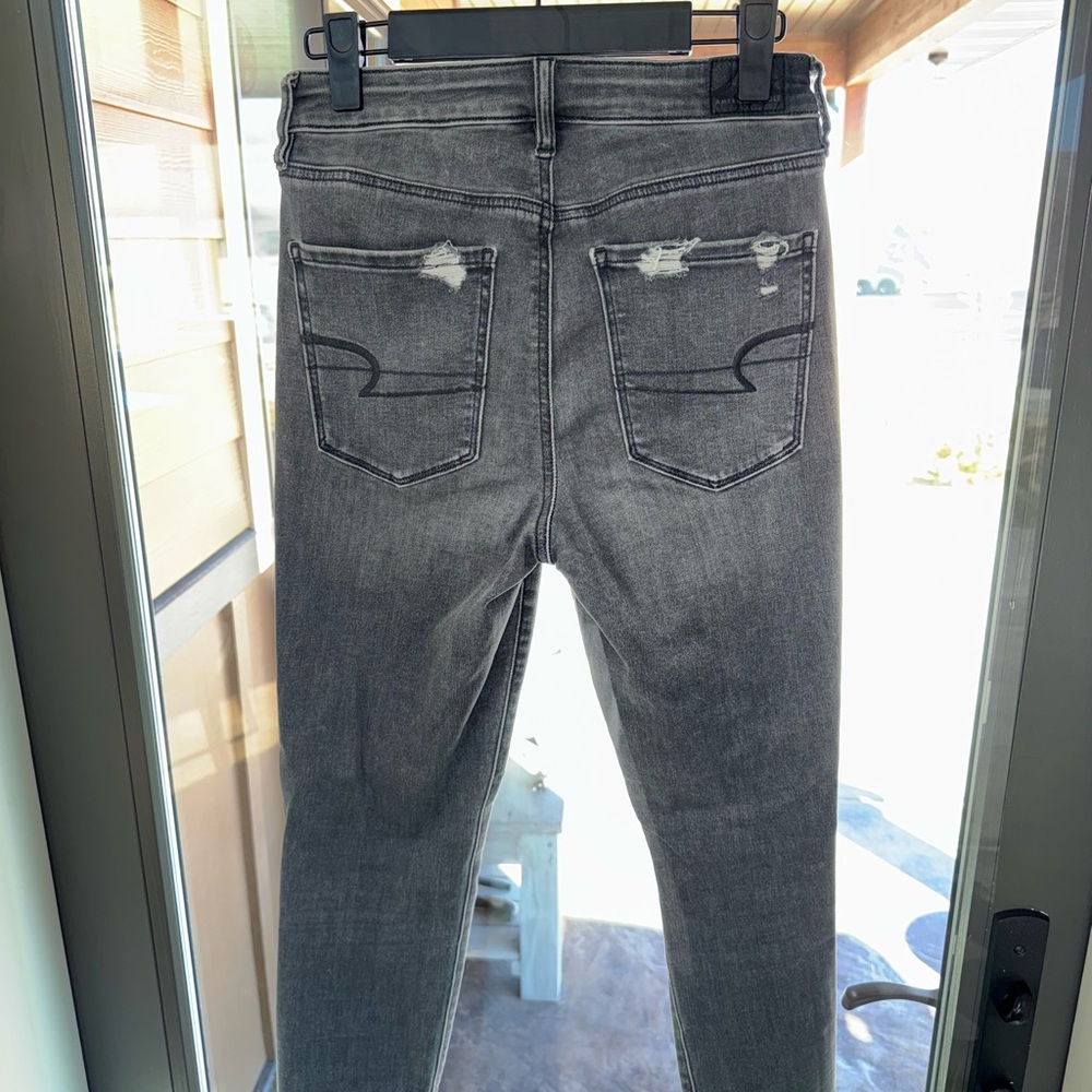 American Eagle Outfitters Dark Gray Skinny Jeans